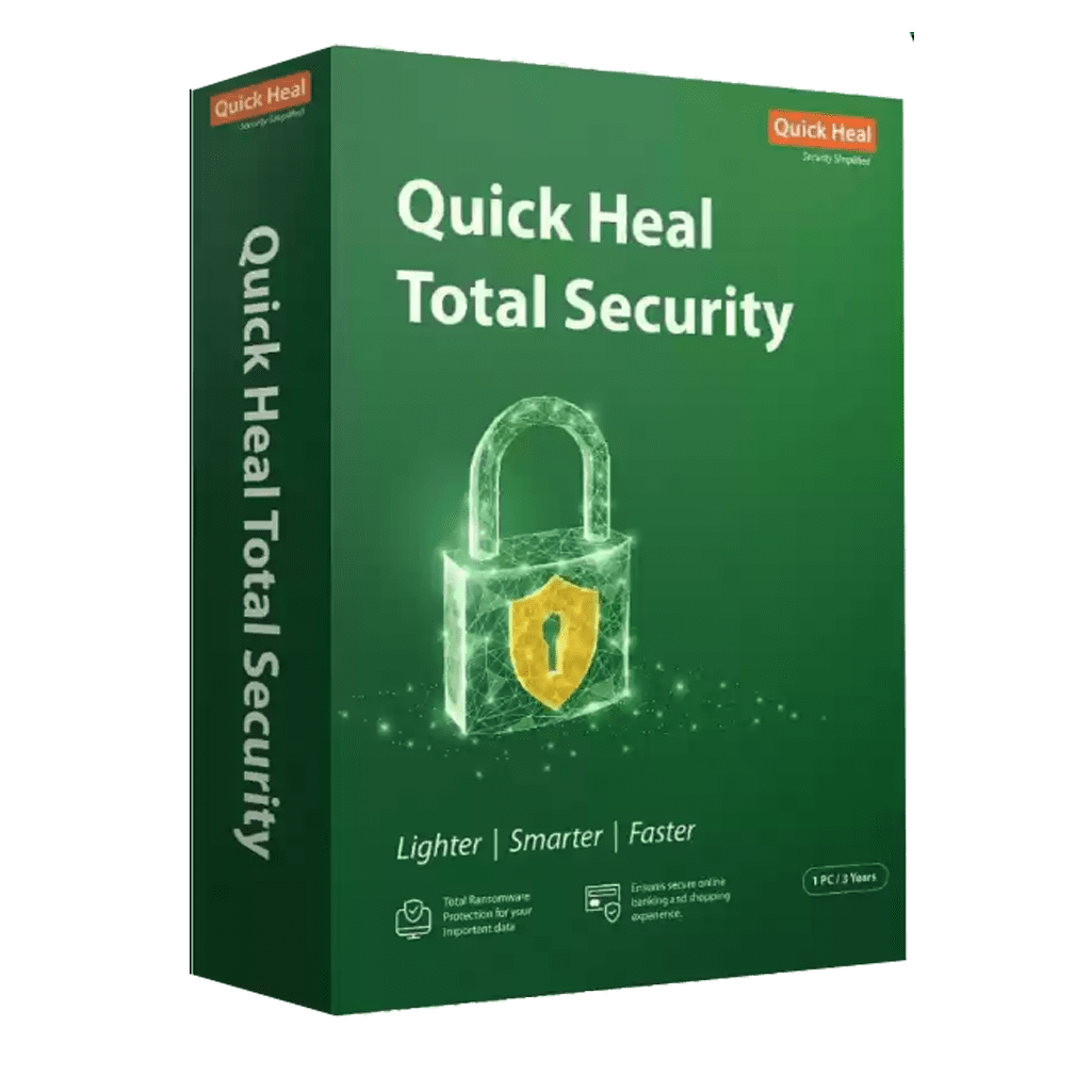 Quick Heal Total Security- Protection Against digital threats, viruses, malware, spyware and more